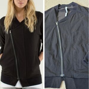 lululemon athletica Black Zip-Up Sweatshirt